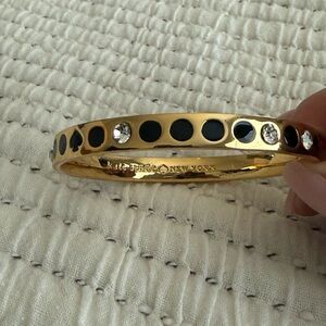 kate spade Gold Bracelet with Black and Silver Accents